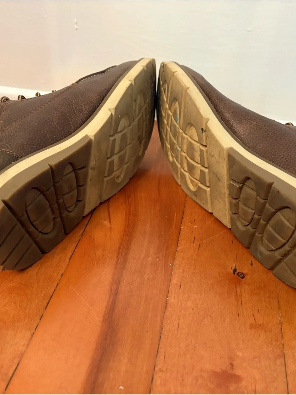 Men's Brown Leather Lace-Up Boots